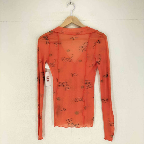 アーバンアウトフィッターズ URBAN OUTFITTERS パイピング 小花 パワーネット カーディガン Y2K レディース import:XS