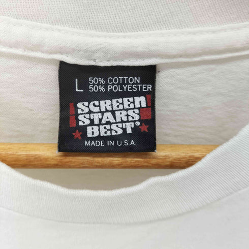フルーツオブザルーム FRUIT OF THE LOOM 90s USA製 企業プリントTシャツ メンズ JPN:L
