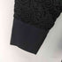 ザラ ZARA ブラックエンブロイダリー ロングライン シャツ レディース import:XS