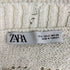 ザラ ZARA KNIT SWEATER WITH A RIPPED EFFECT レディース import:S