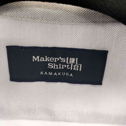 メーカーズシャツカマクラ Makers Shirt 鎌倉 コットンポリ カッタウェイ 半袖ポロシャツ メンズ JPN:M