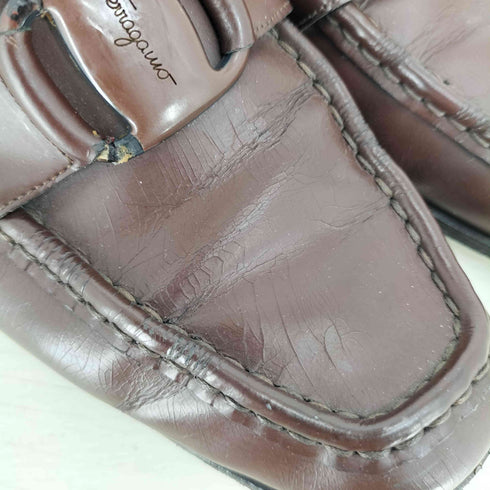 サルヴァトーレフェラガモ Salvatore Ferragamo VARA ヴァラ レザーローファー レディース 6 1/2