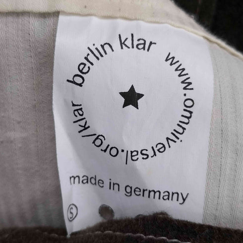 KLAR BERLIN ドイツ製 スリーブ切替 スイッチング リビルド テーラードジャケット メンズ 36