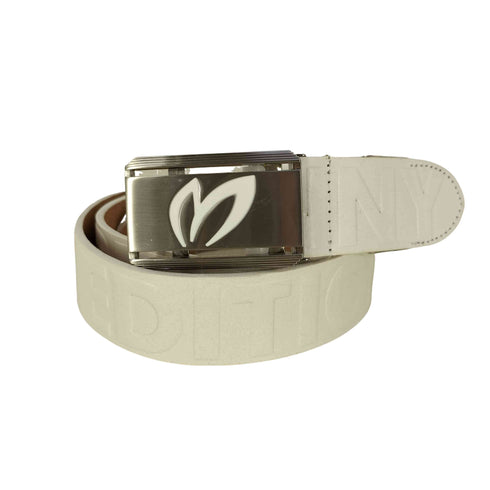 マスターバニーエディション MASTER BUNNY EDITION ロゴ刻印 レザー ベルト メンズ