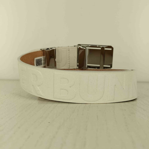 マスターバニーエディション MASTER BUNNY EDITION ロゴ刻印 レザー ベルト メンズ