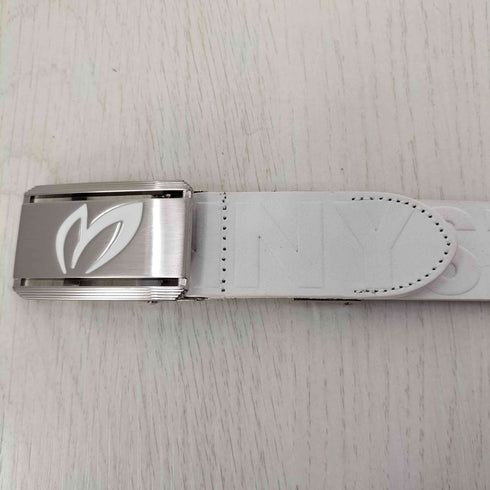 マスターバニーエディション MASTER BUNNY EDITION ロゴ刻印 レザー ベルト メンズ