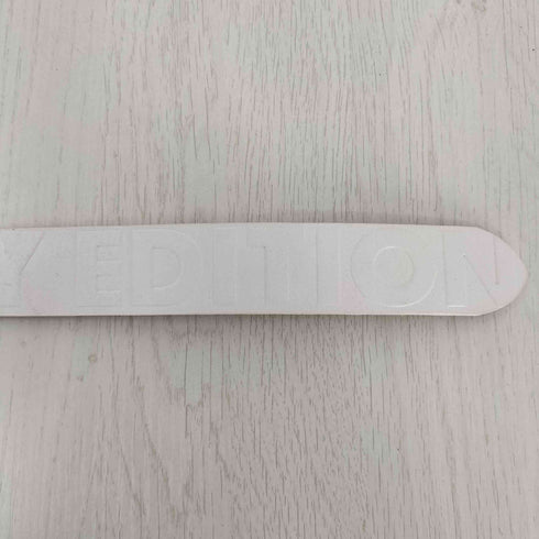 マスターバニーエディション MASTER BUNNY EDITION ロゴ刻印 レザー ベルト メンズ