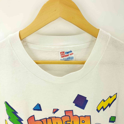 ヘインズ Hanes 90s USA製 企業プリントTシャツ Buncha CRUNCH メンズ JPN:XL