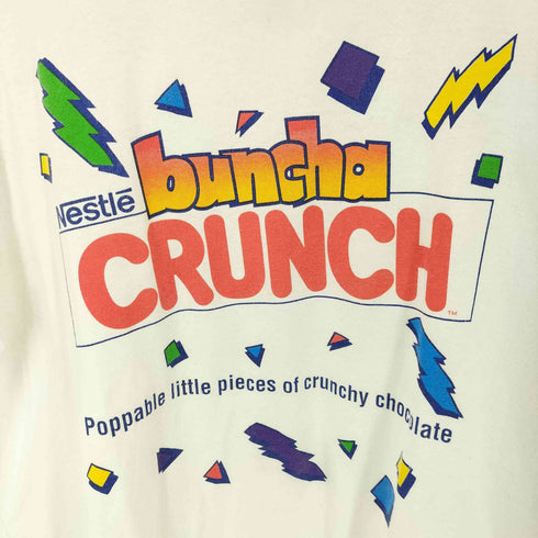 ヘインズ Hanes 90s USA製 企業プリントTシャツ Buncha CRUNCH メンズ JPN:XL