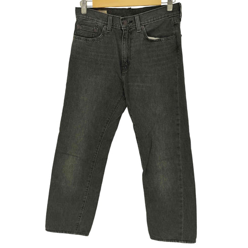 リーバイス Levis 505 セルビッジ デニム ストレート パンツ 赤耳 ブラックデニム メンズ W29L32