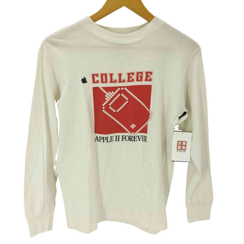 ヘインズ Hanes 90s USA製 L/S 企業プリントTシャツ College メンズ JPN:M