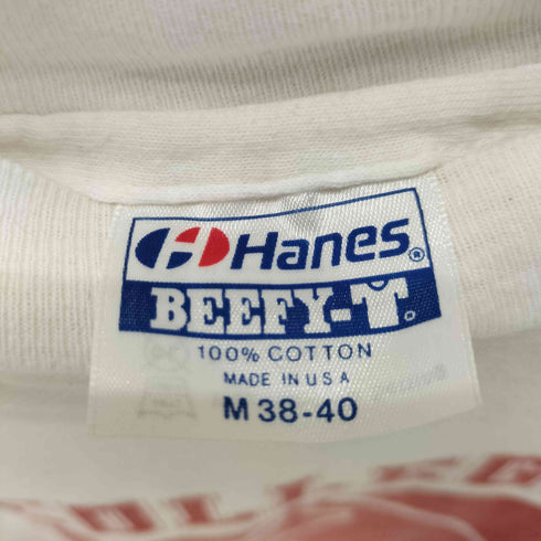 ヘインズ Hanes 90s USA製 L/S 企業プリントTシャツ College メンズ JPN:M