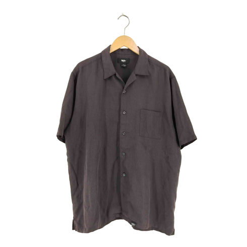モッシモ MOSSIMO レーヨンポリ ボックス オープンカラーシャツ メンズ import:L