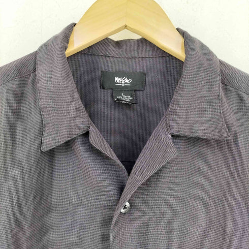 モッシモ MOSSIMO レーヨンポリ ボックス オープンカラーシャツ メンズ import:L