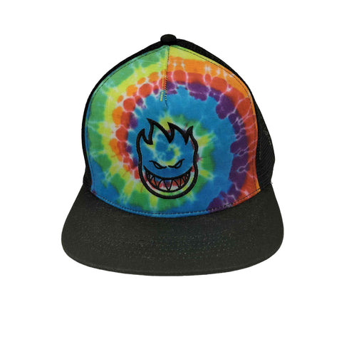 スピットファイアー SPITFIRE タイダイ ロゴ刺繍 5パネルトラッカーキャップ メンズ FREE