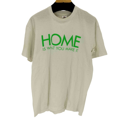 フルーツオブザルーム FRUIT OF THE LOOM 90S MADE IN USA フロントプリントクルーネックS/S Tシャツ メンズ import:XL