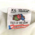 フルーツオブザルーム FRUIT OF THE LOOM 90S MADE IN USA フロントプリントクルーネックS/S Tシャツ メンズ import:XL