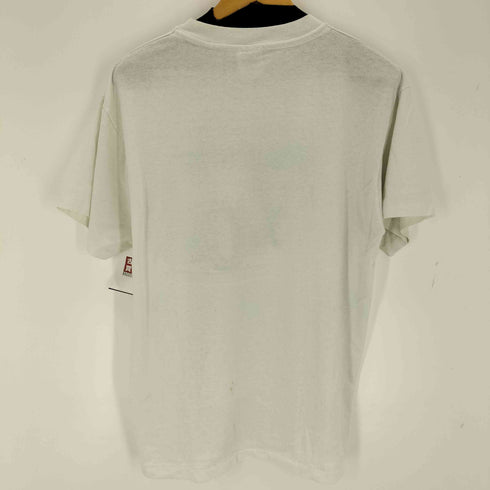 ヘインズ Hanes 90S USA製 シングルステッチ 飲料ロゴプリントTシャツ メンズ import:L