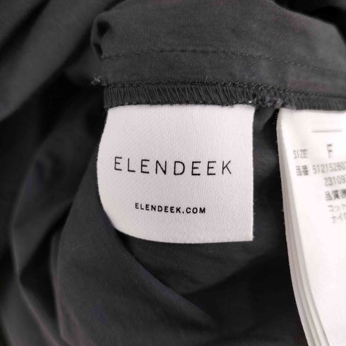 エレンディーク ELENDEEK ニット ビックカラーショートニットセットブラウス レディース レディース FREE