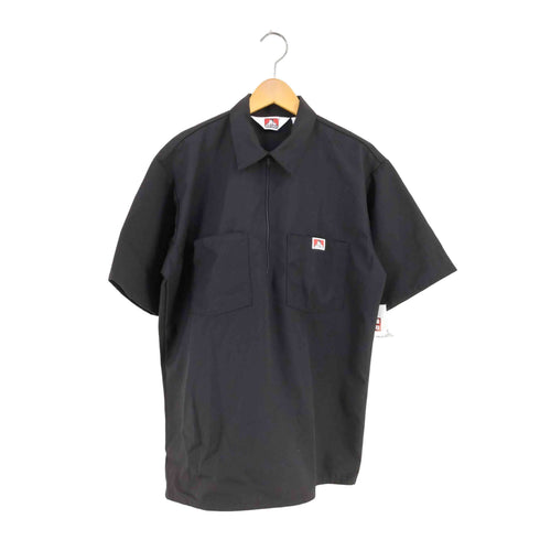 ベンデイビス BEN DAVIS USA製 ハーフジップ シャツ メンズ import:M