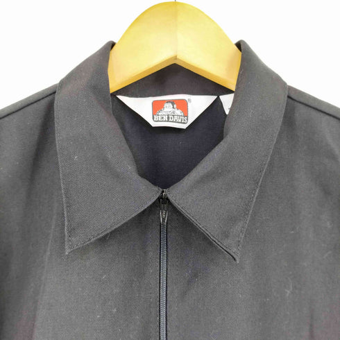 ベンデイビス BEN DAVIS USA製 ハーフジップ シャツ メンズ import:M