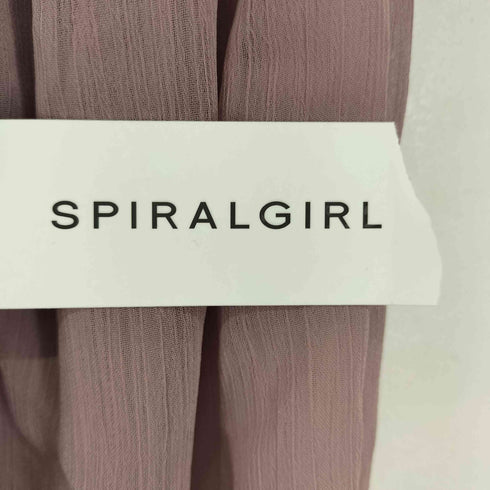 スパイラルガール SPIRALGIRL ギャザーカシュクールブラウス レディース FREE