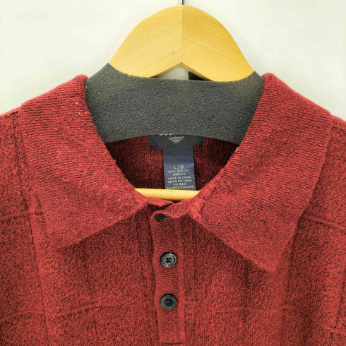 ドッカーズ DOCKERS ブロックチェック アクリル ポロ ニット セーター メンズ import:L
