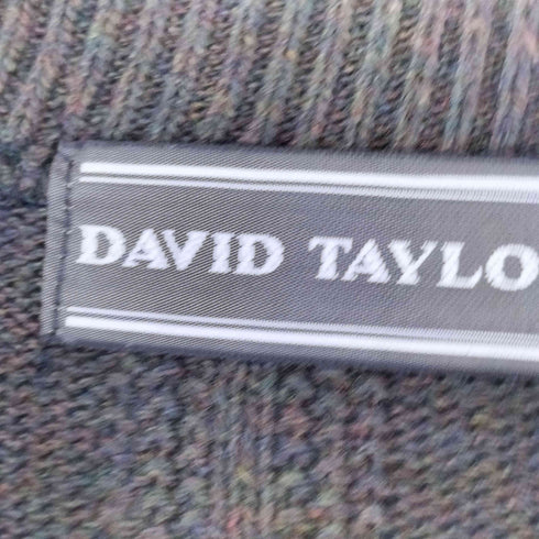 デヴィッドテイラー david taylor MADE IN USA コットンアクリル ニット メンズ JPN:XL
