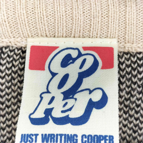 クーパー cooper バックプリント アクリルコットンニット レディース FREE