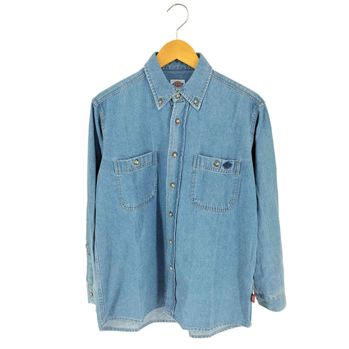 ディッキーズ Dickies デニム ボタンダウンシャツ メンズ import:M