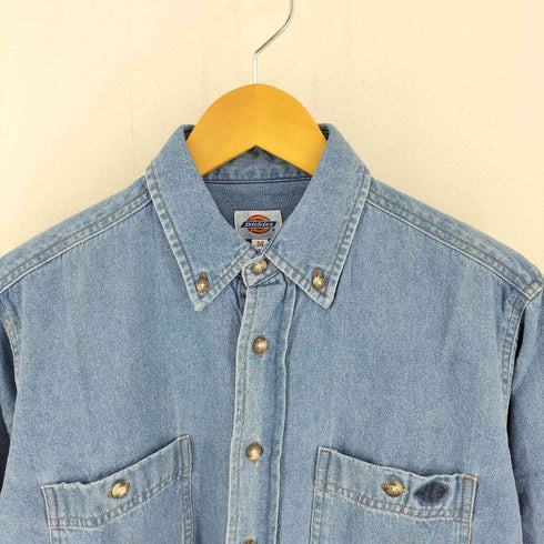 ディッキーズ Dickies デニム ボタンダウンシャツ メンズ import:M