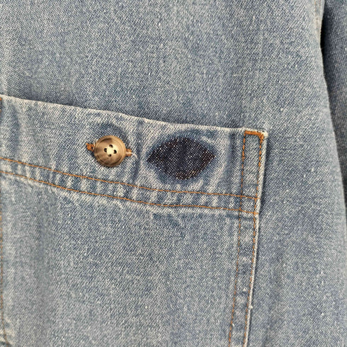ディッキーズ Dickies デニム ボタンダウンシャツ メンズ import:M