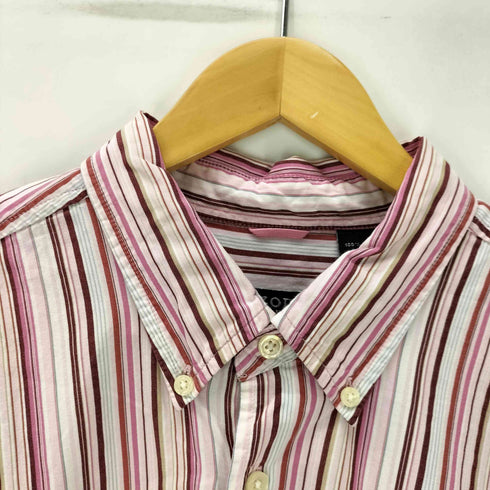 アイゾッド IZOD JEANS 90-00S ストライプ L/S BD シャツ メンズ import:L