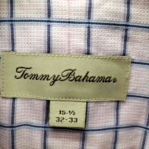 トミーバハマ Tommy Bahama L/S チェック シャツ メンズ 32-33
