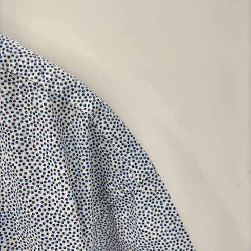 CONNOOR ドット オーバーサイズ ボックスシルエット S/S BD シャツ メンズ 2XL