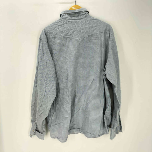 オールドネイビー OLD NAVY 00S 旧タグ 総柄 L/S ウエスタン シャツ メンズ import:XXL