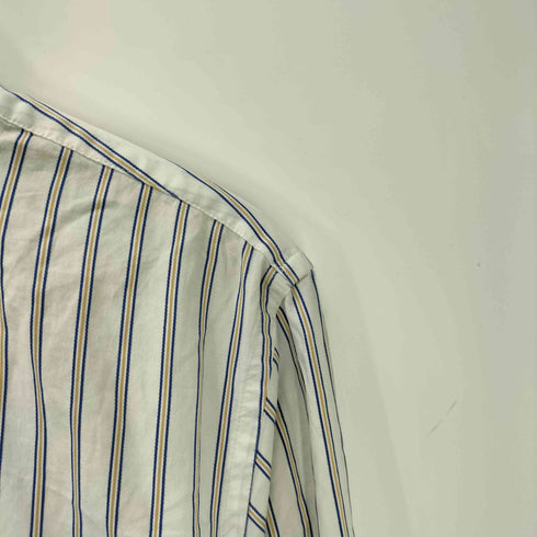トミーヒルフィガー TOMMY HILFIGER 80s 2Ply Fablic Custom Fit カスタム フィット レギュラーカラー ストライプ 長袖 シャツ メンズ import:L