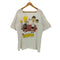 90s MTV USアニメ―ション 裾/袖シングル リメイク Vネック Tシャツ メンズ