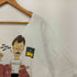 90s MTV USアニメ―ション 裾/袖シングル リメイク Vネック Tシャツ メンズ