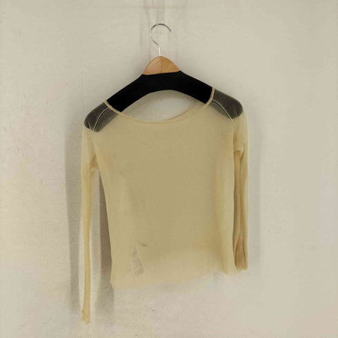 A CCORDION SHINY SHEER PULLOVER domestic レディース JPN:M
