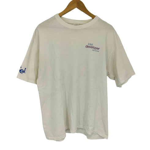 フルーツオブザルーム FRUIT OF THE LOOM 90s-00s Real Developers Know 企業プリントTシャツ メンズ JPN:XL