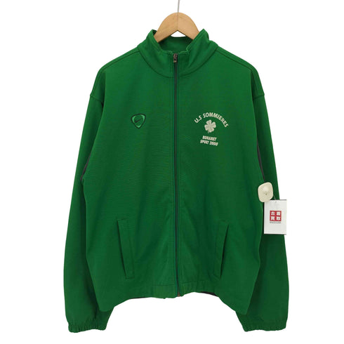 ナイキ NIKE 00s フロッキープリント トラックジャケット メンズ JPN:XL