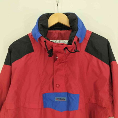 コロンビア Columbia 90S パッカブルフード サイドジップ マウンテンパーカー メンズ import:M