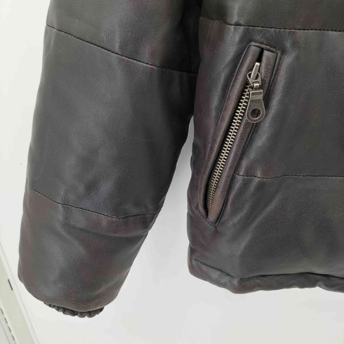 DIFFERENCE ラムレザー ダウンジャケット メンズ JPN:2
