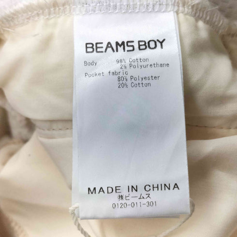 ビームスボーイ BEAMS BOY キャンプ プリント サーマル イージーパンツ レディース