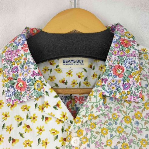 ビームスボーイ BEAMS BOY 花柄 クレイジー S/S 開襟シャツ レディース