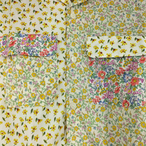 ビームスボーイ BEAMS BOY 花柄 クレイジー S/S 開襟シャツ レディース