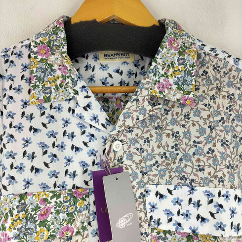 ビームスボーイ BEAMS BOY 花柄 クレイジー S/S 開襟シャツ レディース