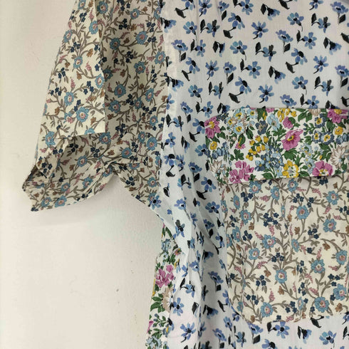 ビームスボーイ BEAMS BOY 花柄 クレイジー S/S 開襟シャツ レディース