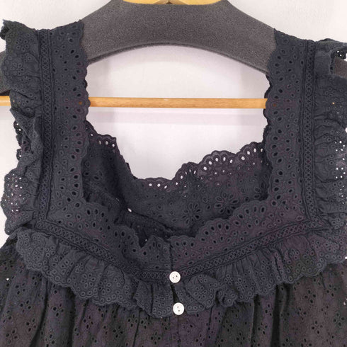 ビームスボーイ BEAMS BOY カットワーク ノースリーブ ブラウス レディース
